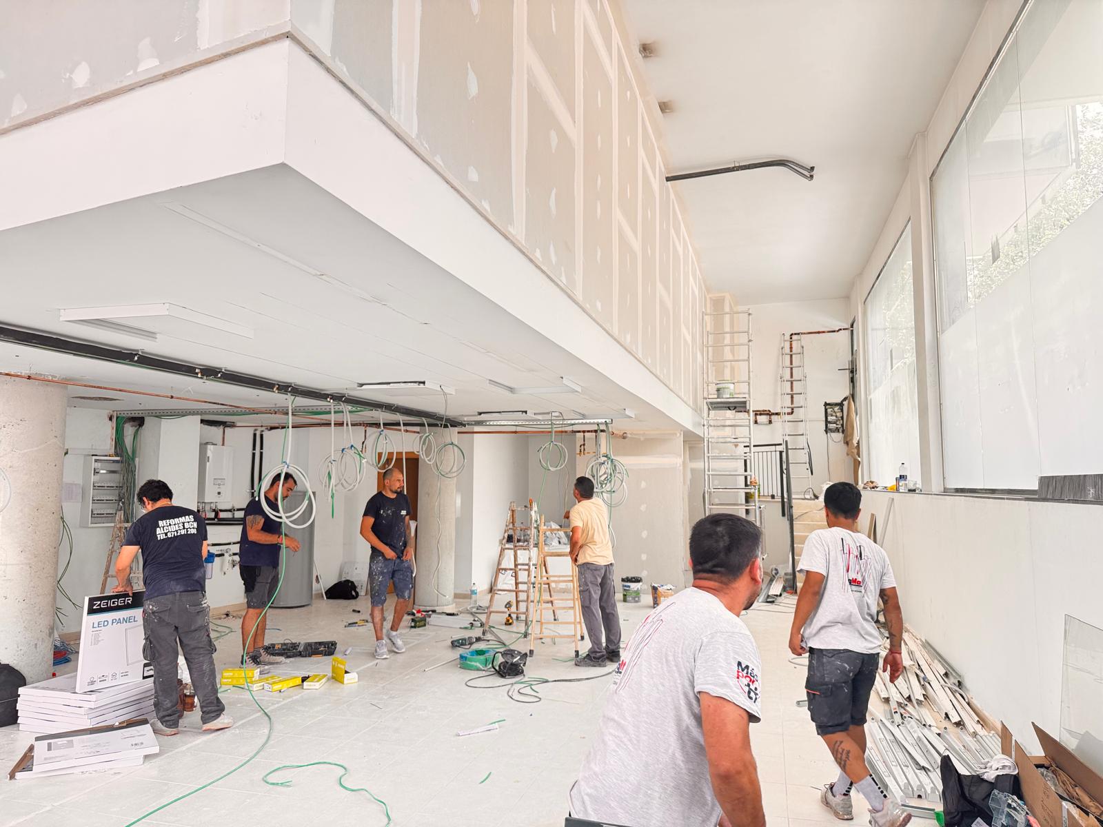 Equipo Ploxus en obra